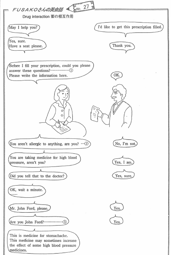 FUSAKOさんの英会話